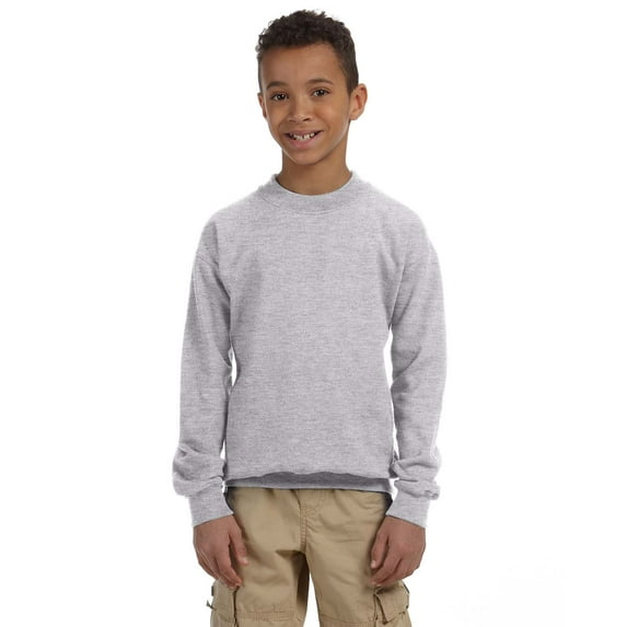 Gildan Heavy Blend Big Boy's Crewneck Sweatshirt, Style G18000B