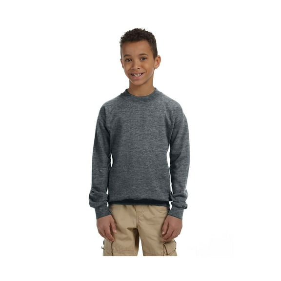 Gildan Heavy Blend Big Boy's Crewneck Sweatshirt, Style G18000B