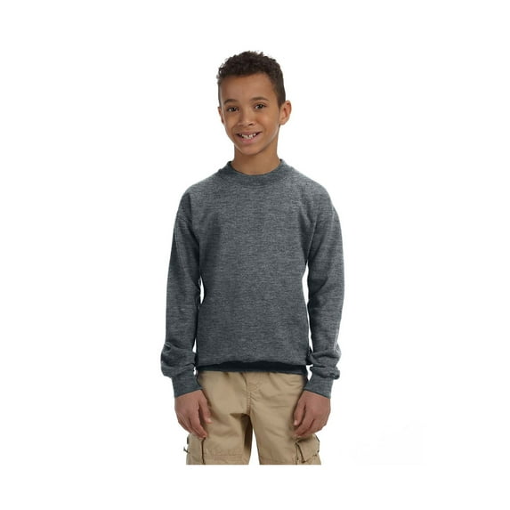 Gildan Heavy Blend Big Boy's Crewneck Sweatshirt, Style G18000B