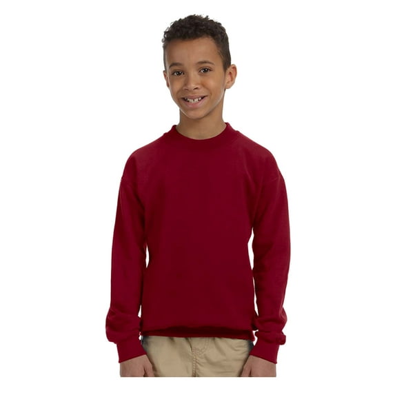 Gildan Heavy Blend Big Boy's Crewneck Sweatshirt, Style G18000B