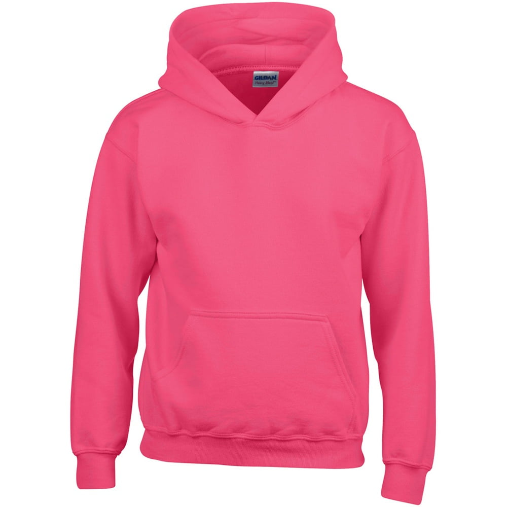 Gildan Heavy Blend Childrens Hooded Sweatshirt Top Hoodie