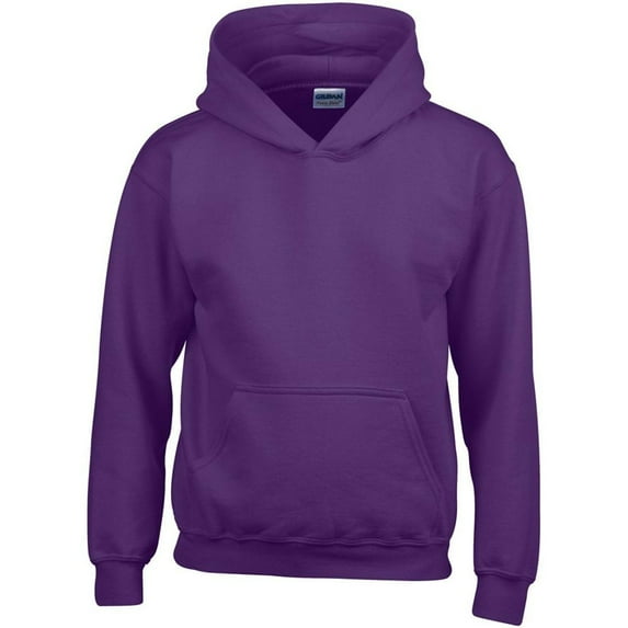 Gildan Heavy Blend Childrens Hooded Sweatshirt Top/Hoodie