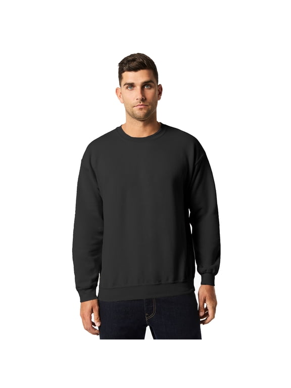- Heavy Blend Crewneck Sweatshirt for Men and Women Casual Black Fleece Sweater with Assorted Colors Long Sleeve Pullover Sweatshirt 50/50 Cotton/polyester 8 Oz Size – M