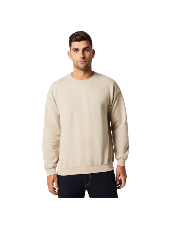 - Heavy Blend Crewneck Sweatshirt for Men and Women Casual Sand Fleece Sweater with Assorted Colors Long Sleeve Pullover Sweatshirt 50/50 Cotton/polyester 8 Oz Size – S