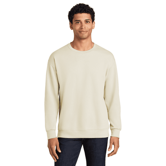 Gildan Heavy Blend Crewneck Sweatshirt for Men, Classic Fit, Sand, Size-S, Fleece Pullover, 1-Pack