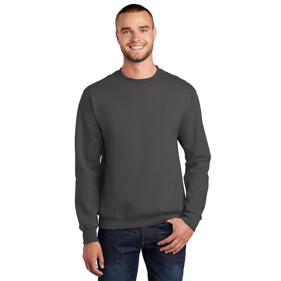 Gildan Heavy Blend Crewneck Sweatshirt for Men Pullover Fleece 50/50 Cotton/Polyester Cozy Warmth Sweatshirt Charcoal Size 3XL
