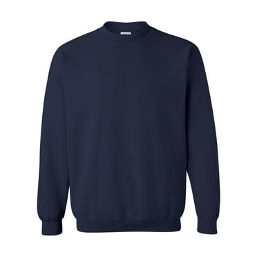 CROWN CRAZE Unisex Adult Fleece Crewneck Sweatshirt Classic Fit Heavy Blend Pullover Sweater for Men & Women (Navy, 2XL)
