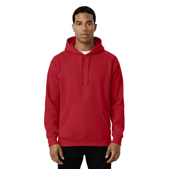 Gildan Heavy Blend Fleece Hooded Sweatshirt, Men's Pullover Red Pocket Hoodie, M
