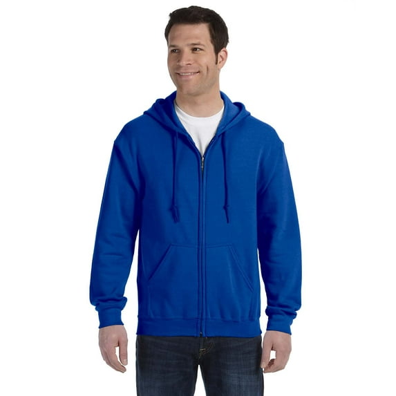 Gildan - Heavy Blend Full-Zip Hooded Sweatshirt - 18600, Royal, 5X