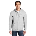 thumbnail image 1 of Gildan Heavy Blend Full-Zip Hooded Sweatshirt, Soft 50/50 Fleece Hoodie for Everyday Comfort, Ash, M, 1 of 5
