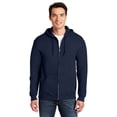 thumbnail image 1 of Gildan Heavy Blend Full-Zip Hooded Sweatshirt, Soft 50/50 Fleece Hoodie for Everyday Comfort, Navy, M, 1 of 5