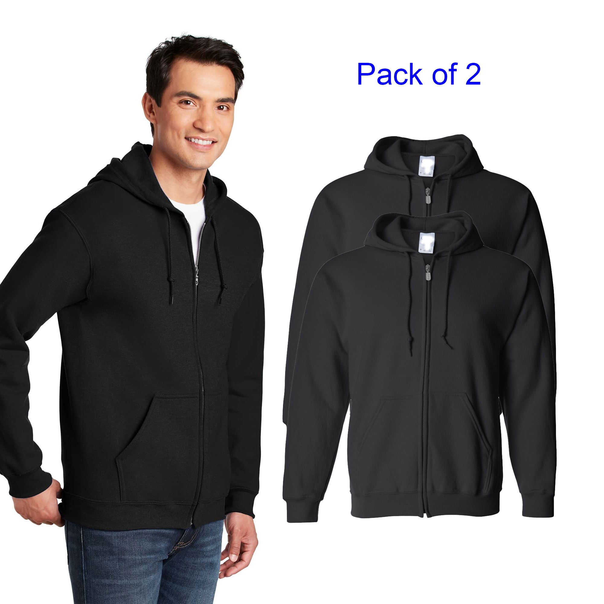 Gildan Heavy Blend Full-Zip Hooded Sweatshirt for Unisex GR18