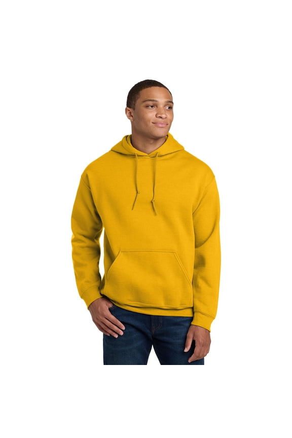 Heavy Blend Hooded Sweatshirt, Everyday Pullover Hoodie for Casual Style, Gold, 3XL