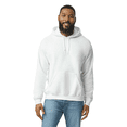 thumbnail image 1 of Gildan Men's Hoodie, DryBlend Casual Sweatshirt, Soft Cotton-Poly, Pouch Pocket, White, S, 1 of 5