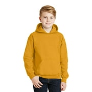 Gildan Heavy Blend Hooded Sweatshirt (G185B) Gold, L