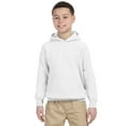 thumbnail image 1 of Gildan Heavy Blend Hooded Sweatshirt (G185B) White, L, 1 of 2