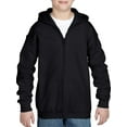 thumbnail image 1 of Gildan Heavy Blend Kids Full Zip Pocketed Hooded Sweatshirt, 1 of 2