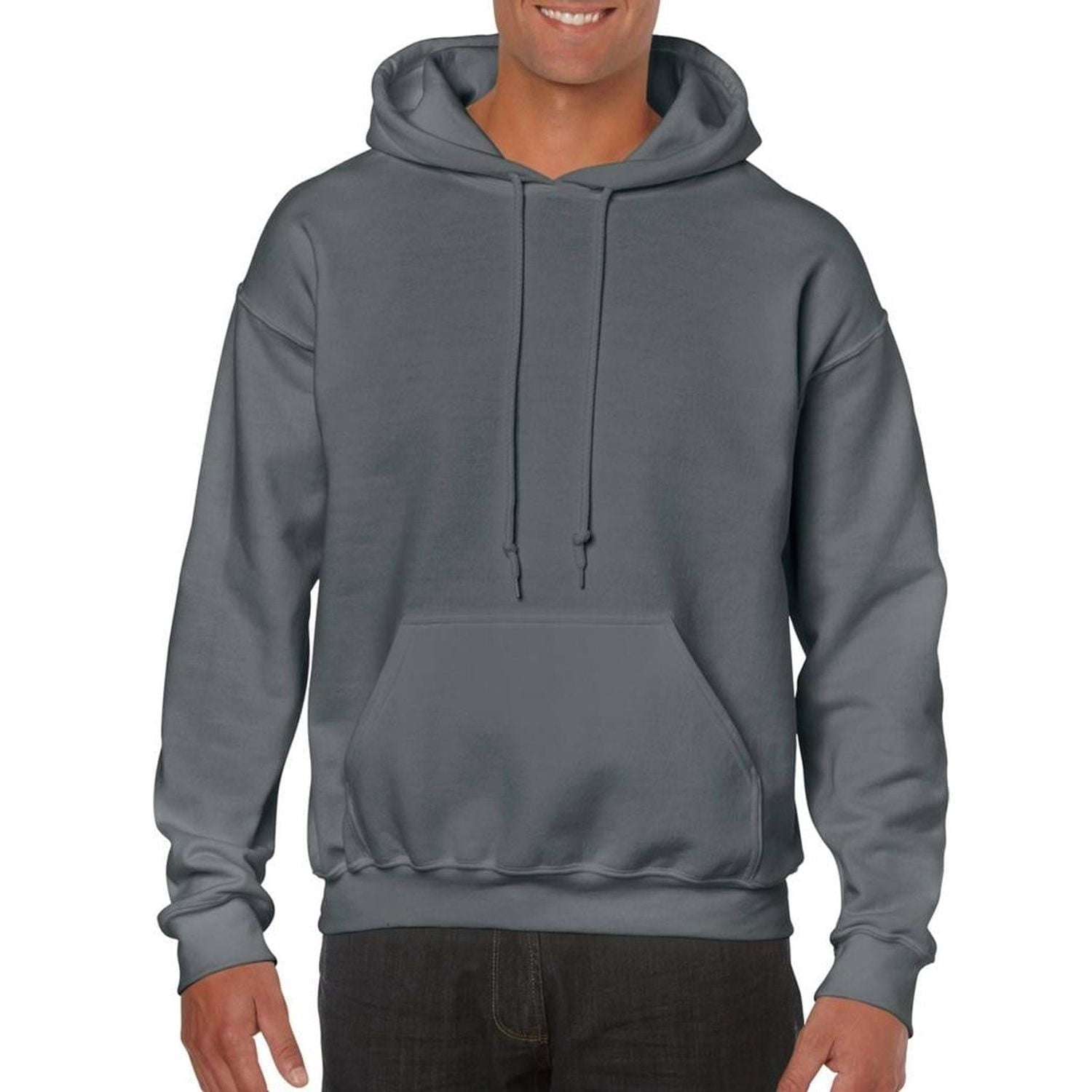 Gildan Heavy Blend 50/50 Fleece Crew G180 De 76 Onzas, Jaspeado Oscuro, Medium