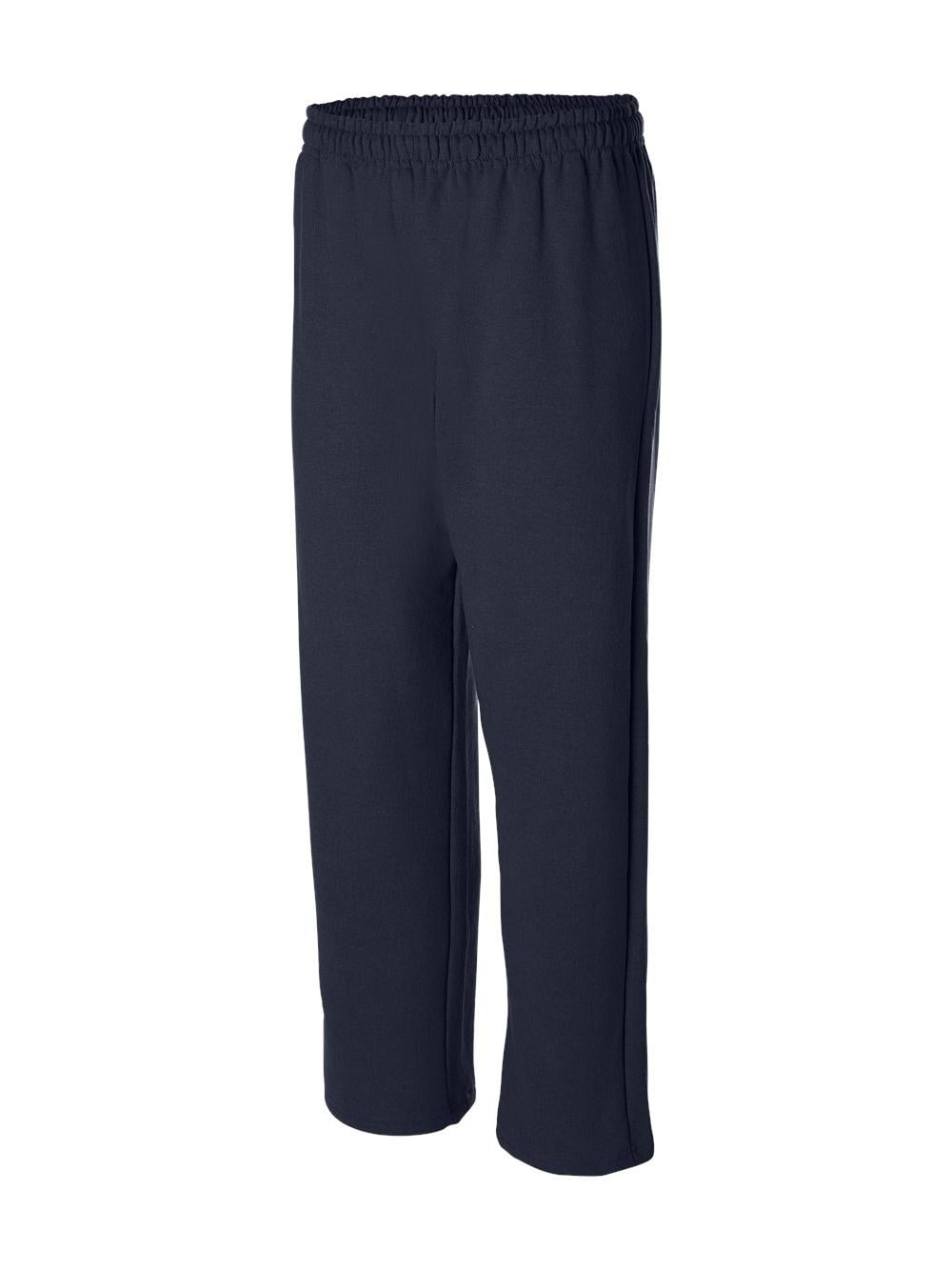 Gildan - Heavy Blend Open-Bottom Sweatpants - 18400 - Navy - Size: L
