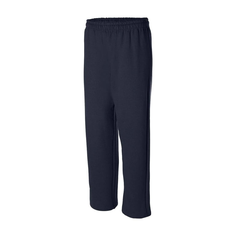 Gildan - Heavy Blend Open-Bottom Sweatpants - 18400 - Navy - Size: M
