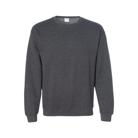 Gildan Heavy Blend Sweatshirt for Men and Women -GR18 Long Sleeve Crewneck Sweatshirt, Dark Heather M