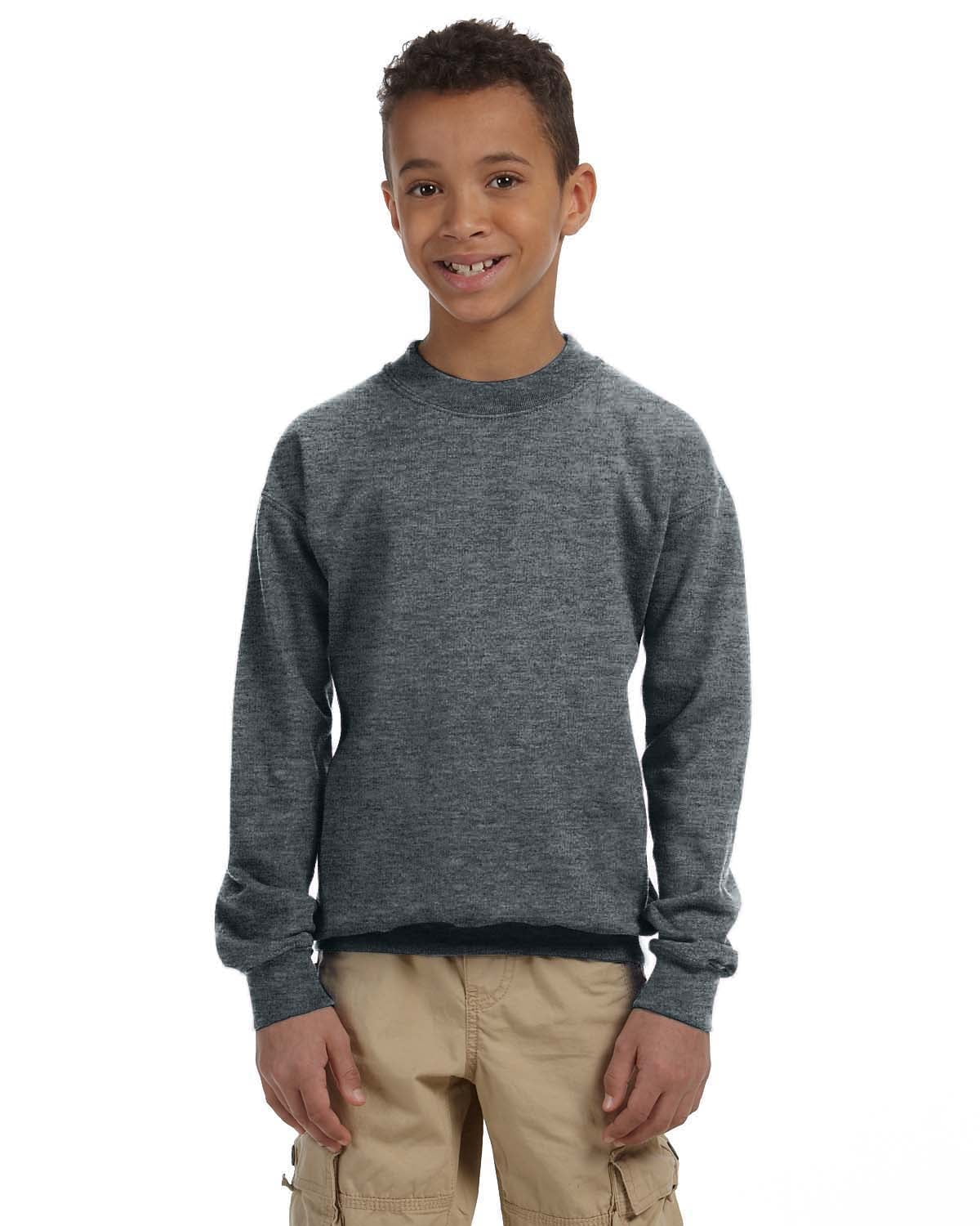 キッズ　SMOOTHY x WDS CREW NECK SWEAT SHIRT School Uniform Kids Crewneck Sweatshirt | Lands' End