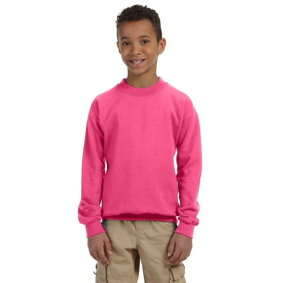 Gildan Heavy Blend Big Boy's Crewneck Sweatshirt, Style G18000B
