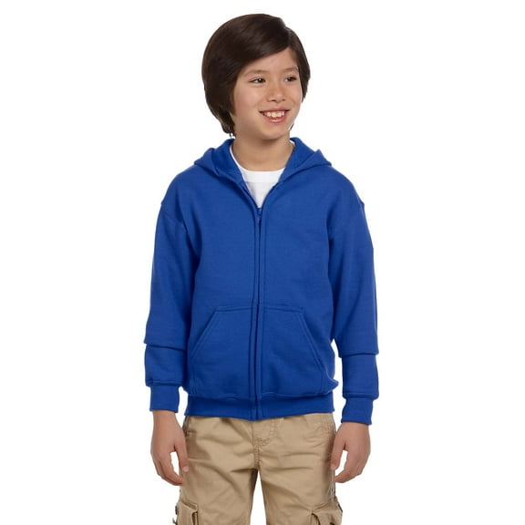 Gildan Heavy Blend Youth Full Zip Hooded Sweatshirt