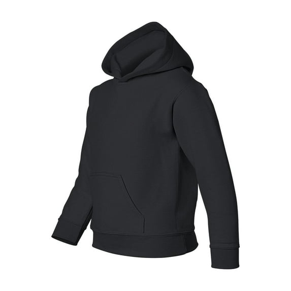 Gildan - Heavy Blend Youth Hooded Sweatshirt - 18500B - Black - Size: M