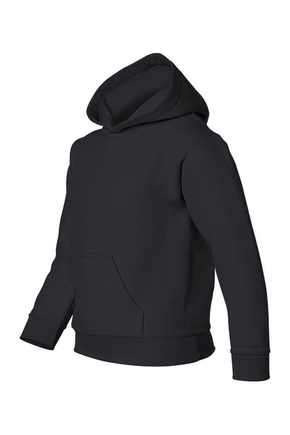 - Heavy Blend Youth Hooded Sweatshirt - 18500B - Black - Size: XL