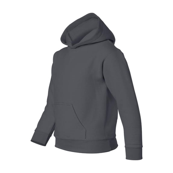 Gildan - Heavy Blend Youth Hooded Sweatshirt - 18500B - Charcoal - Size: XS