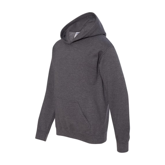 Gildan - Heavy Blend Youth Hooded Sweatshirt - 18500B - Dark Heather - Size: S