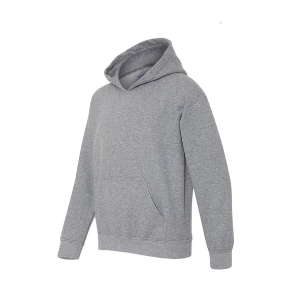 Gildan - Heavy Blend Youth Hooded Sweatshirt - 18500B - Graphite Heather - Size: M
