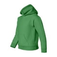 thumbnail image 1 of Gildan - Heavy Blend Youth Hooded Sweatshirt - 18500B - Irish Green - Size: XL, 1 of 3