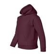 thumbnail image 1 of Gildan - Heavy Blend Youth Hooded Sweatshirt - 18500B - Maroon - Size: M, 1 of 3