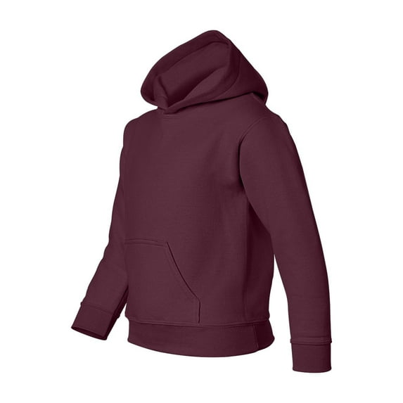 Gildan - Heavy Blend Youth Hooded Sweatshirt - 18500B - Maroon - Size: XS