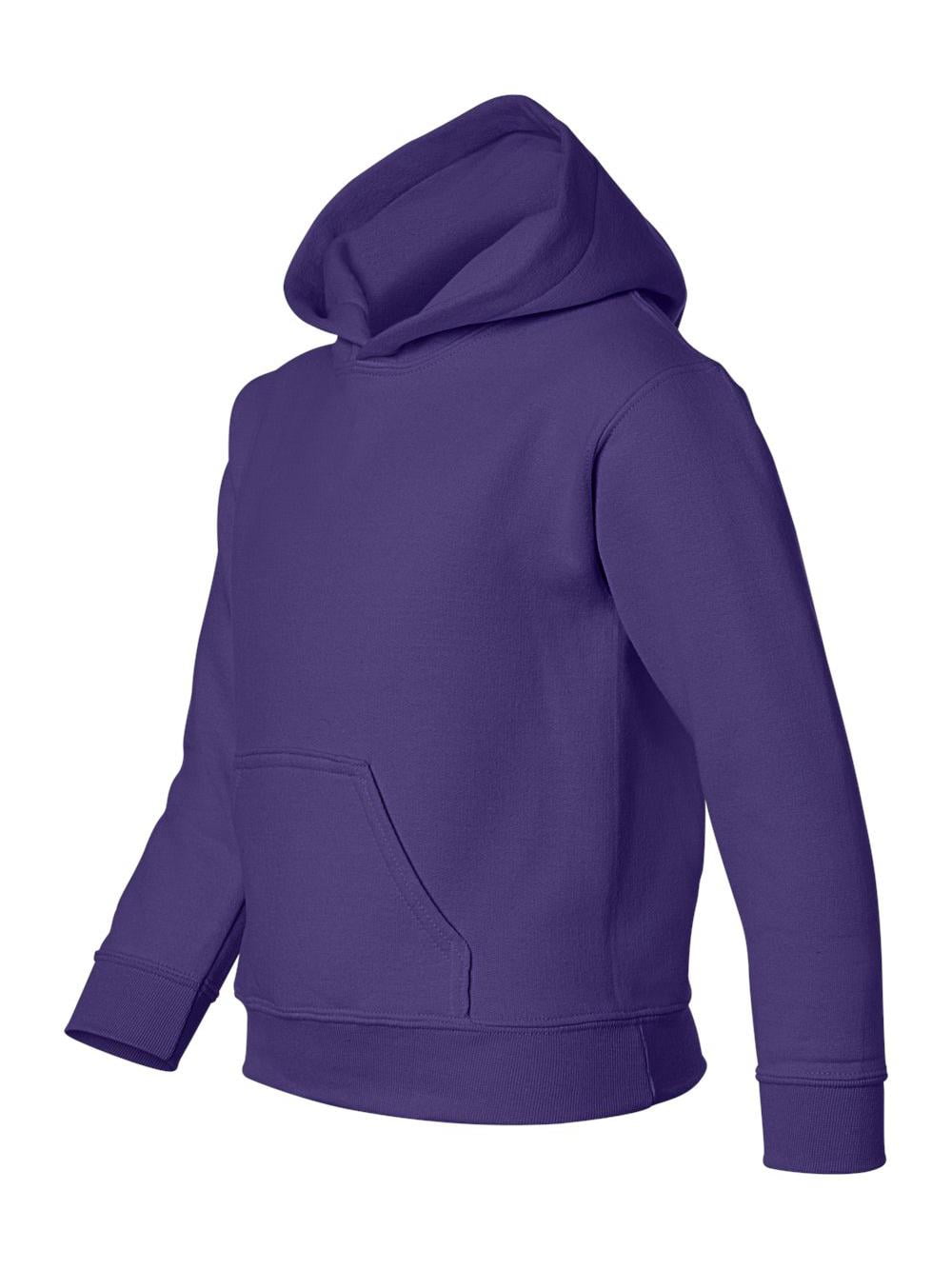 Gildan Heavy Blend Youth Hooded Sweatshirt 18500B Purple Size S Walmart