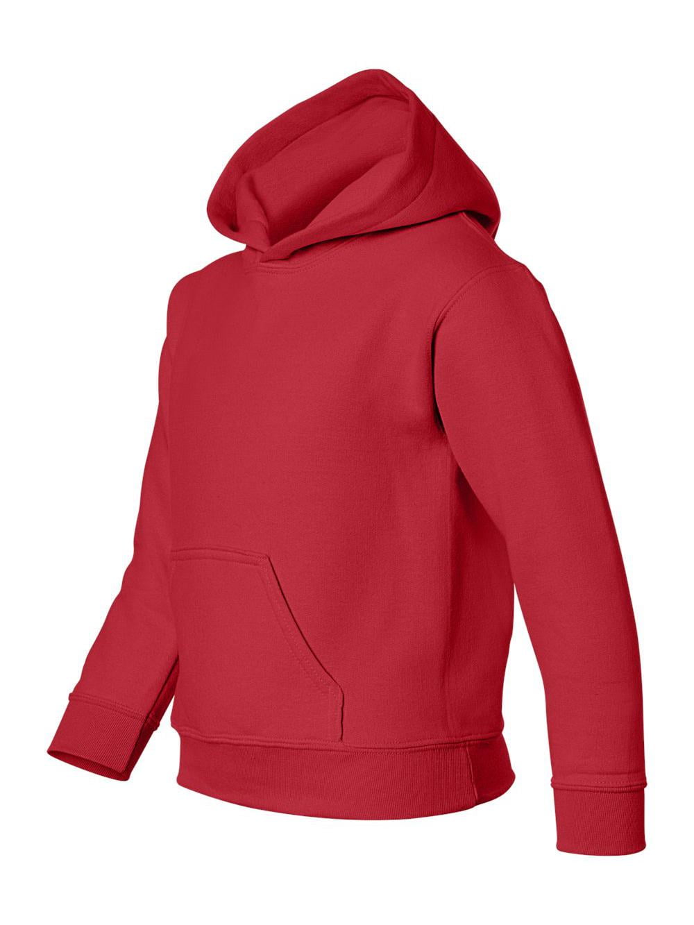 Gildan - Heavy Blend Youth Hooded Sweatshirt - 18500B - Red - Size: L