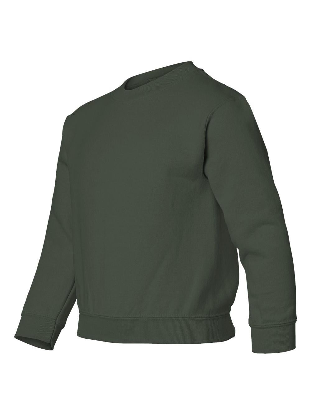 Gildan Heavy Blend Youth Sweatshirt 18000B Forest Size XS Walmart