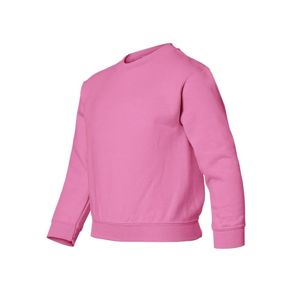 Gildan - Heavy Blend Youth Sweatshirt - 18000B - Safety Pink - Size: L