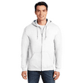 thumbnail image 1 of Gildan Heavy Blend Zip Up Hoodie, Midweight Hoodie, Fleece Hooded Sweatshirt, White, S, 1 of 5