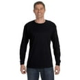 thumbnail image 1 of Gildan Heavy Cotton 5.3 oz. Long-Sleeve Men T-Shirt Black 3X-Large, 1 of 3