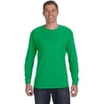 thumbnail image 1 of Gildan Heavy Cotton 5.3 oz. Long-Sleeve Men T-Shirt Irish Green 2X-Large, 1 of 3