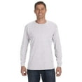 thumbnail image 1 of Gildan Heavy Cotton Ash Grey Long Sleeve T-Shirt, 1 of 3
