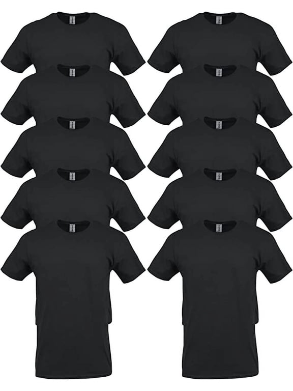 Heavy Cotton Black, T-Shirts 10-Pack (Men's)