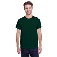 thumbnail image 1 of Gildan Heavy Cotton Crewneck T-Shirt, Short Sleeve Classic Fit Tee for Men, Forest Green, 2XL, 1 of 5