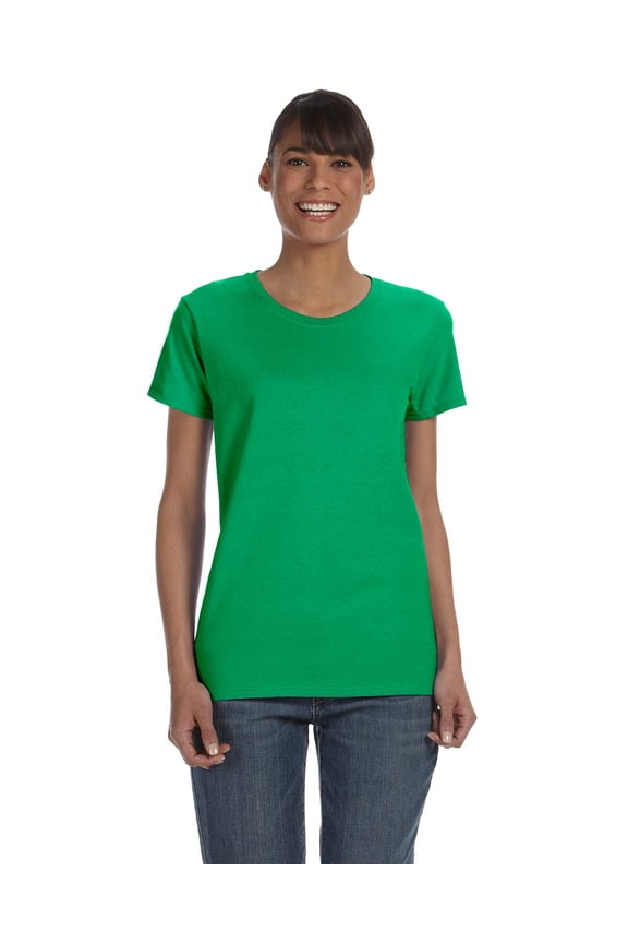 Heavy Cotton Ladies' Tee , G500L , Irish Green , Large