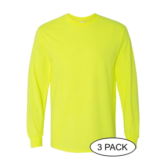 Gildan - Heavy Cotton™ Long Sleeve T-Shirt - 5400 - 3 Pack - Multi-Pack