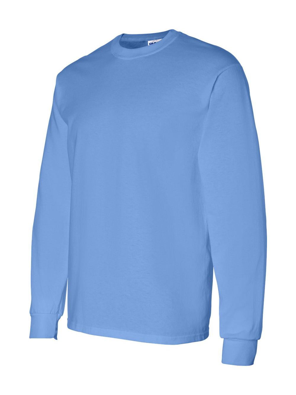 Gildan Heavy Cotton Long Sleeve TShirt 5400 Carolina Blue Size