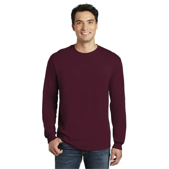 Gildan Heavy Cotton Men T-Shirts 5400 - Classic Long Sleeve S M L XL 2XL 3XL Value T-Shirt for Men